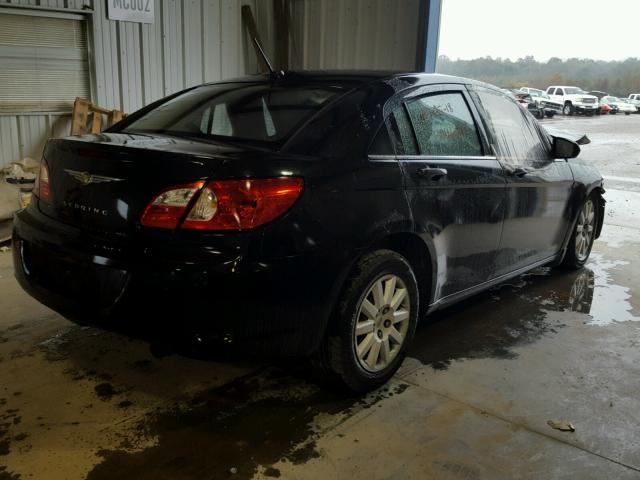 1C3LC46K88N193621 - 2008 CHRYSLER SEBRING LX BLACK photo 4