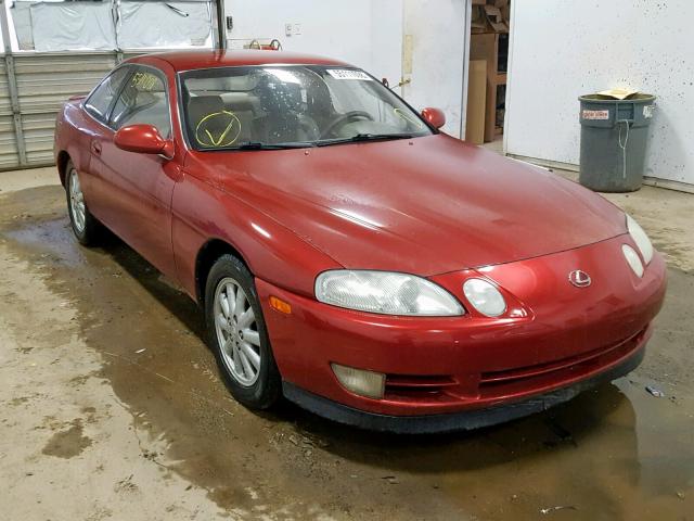 JT8UZ30C3N0016055 - 1992 LEXUS SC 400 RED photo 1