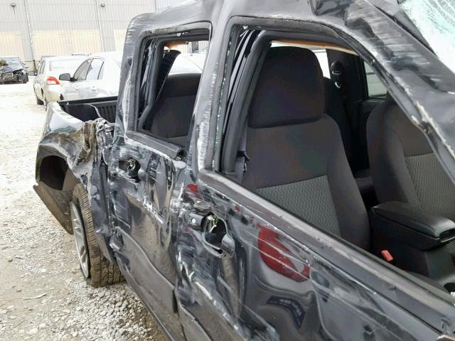 1GCDSCF9XC8141750 - 2012 CHEVROLET COLORADO L BLACK photo 9