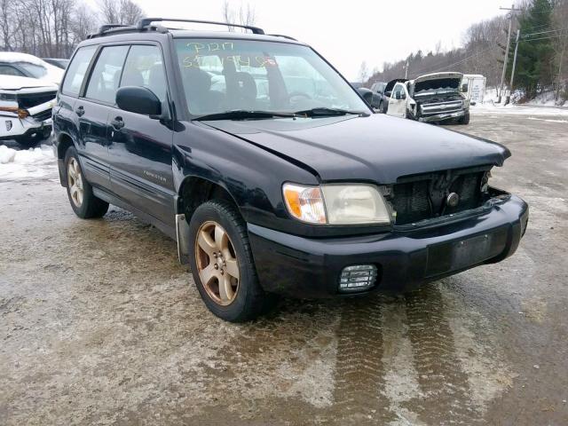 JF1SF65621G759481 - 2001 SUBARU FORESTER S BLACK photo 1