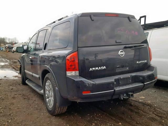 5N1AA0NE0FN618366 - 2015 NISSAN ARMADA PLA BLACK photo 3