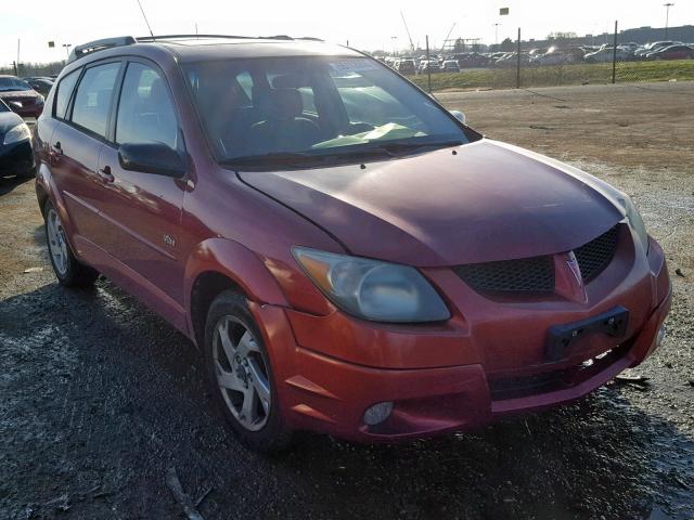 5Y2SL628X4Z460595 - 2004 PONTIAC VIBE RED photo 1