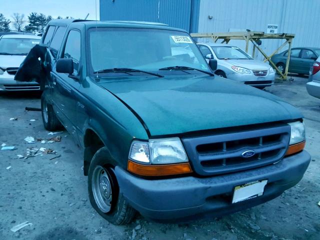 1FTYR10V4XUB36807 - 1999 FORD RANGER GREEN photo 1