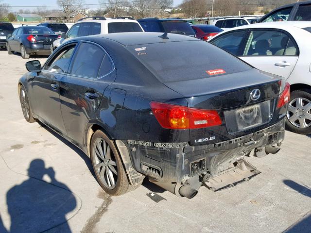 JTHBK262685059011 - 2008 LEXUS IS 250 GRAY photo 3