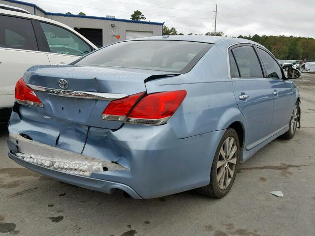 4T1BK3DB1BU434435 - 2011 TOYOTA AVALON BAS Mavi foto 4