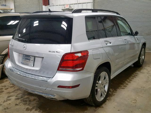 WDCGG0EB2DG089355 - 2013 MERCEDES-BENZ GLK 250 BL SILVER photo 4