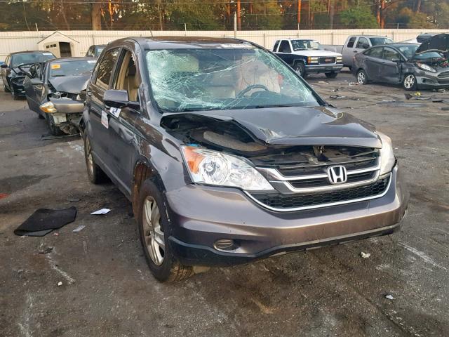 5J6RE3H74AL030222 - 2010 HONDA CR-V EXL GRAY photo 1