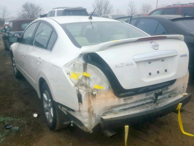 1N4CL21E69C179589 - 2009 NISSAN ALTIMA HYB WHITE photo 3