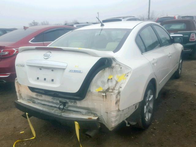 1N4CL21E69C179589 - 2009 NISSAN ALTIMA HYB WHITE photo 4