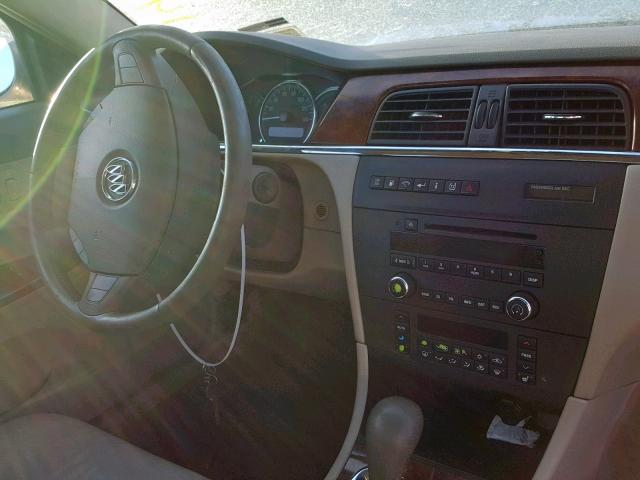 2G4WD582761181706 - 2006 BUICK LACROSSE C GOLD photo 9