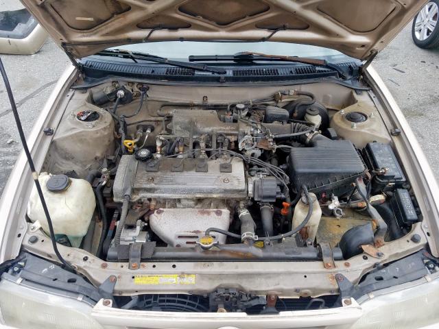 2T1BB02E5VC186966 - 1997 TOYOTA COROLLA DX BROWN photo 7