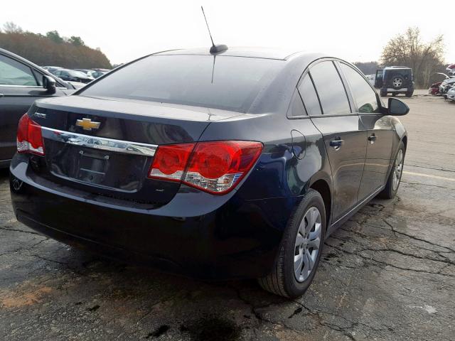 1G1PA5SH1F7226357 - 2015 CHEVROLET CRUZE LS BLACK photo 4