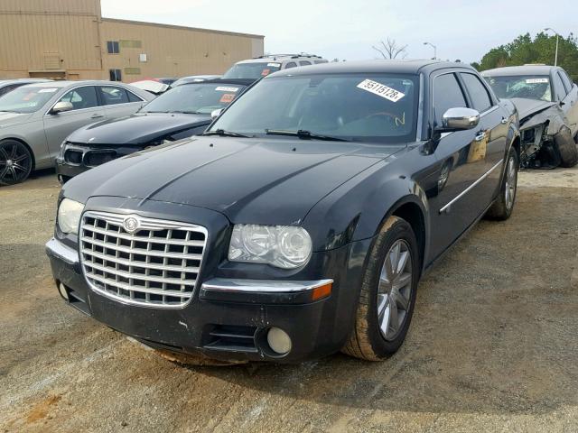 2C3KA63H18H287807 - 2008 CHRYSLER 300C BLACK photo 2