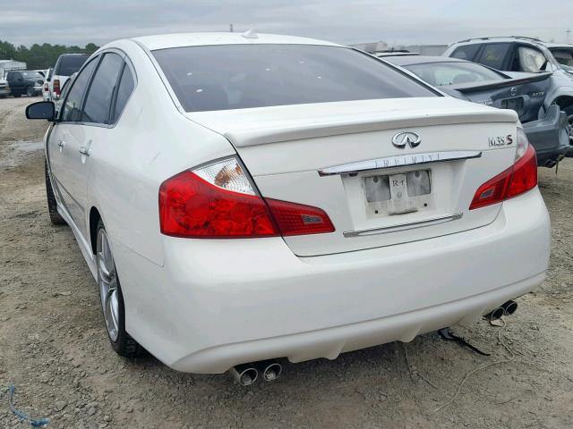 JNKAY01E88M603028 - 2008 INFINITI M35 BASE WHITE photo 3