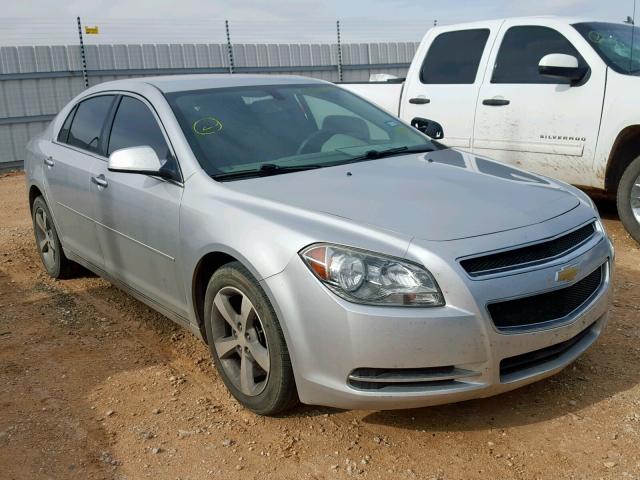 1G1ZC5E02CF358599 - 2012 CHEVROLET MALIBU 1LT SILVER photo 1