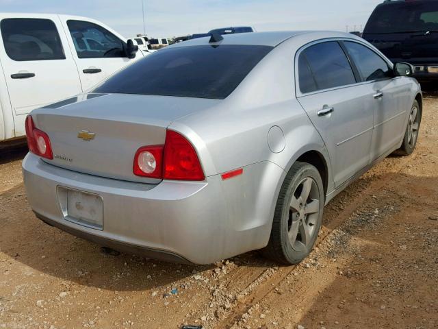 1G1ZC5E02CF358599 - 2012 CHEVROLET MALIBU 1LT SILVER photo 4