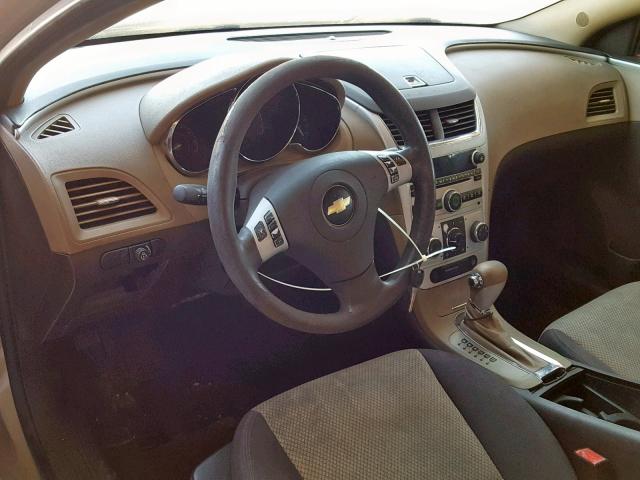 1G1ZB5EB8AF257326 - 2010 CHEVROLET MALIBU LS CREAM photo 9
