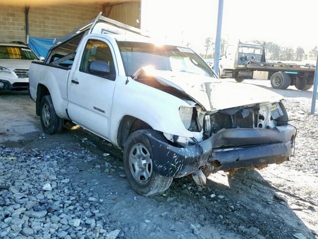 5TENX4CN4AZ705479 - 2010 TOYOTA TACOMA WHITE photo 1