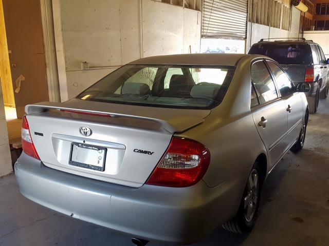 4T1BE30K82U628375 - 2002 TOYOTA CAMRY LE BEIGE photo 4