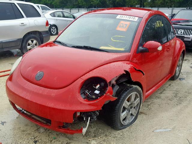 3VWPW31C47M517250 - 2007 VOLKSWAGEN NEW BEETLE Bordo foto 2