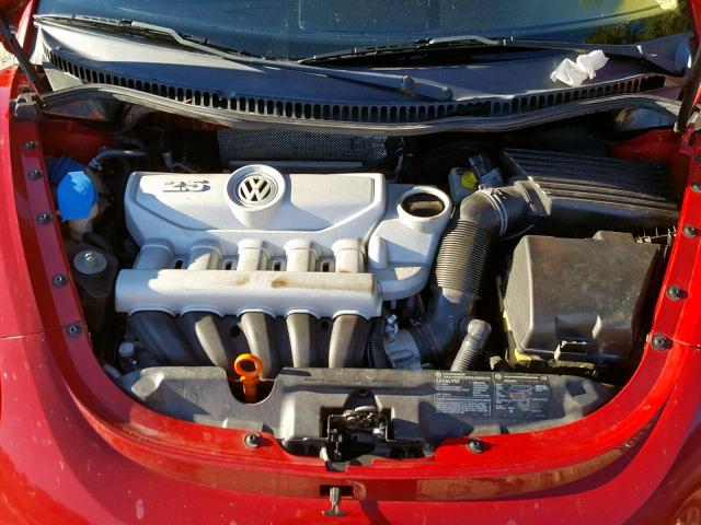 3VWPW31C47M517250 - 2007 VOLKSWAGEN NEW BEETLE Bordo foto 7