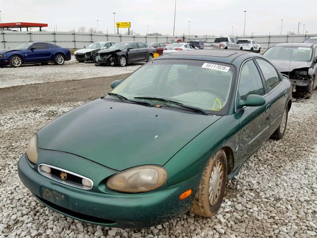 1MEFM53S4XA662255 - 1999 MERCURY SABLE LS GREEN photo 2