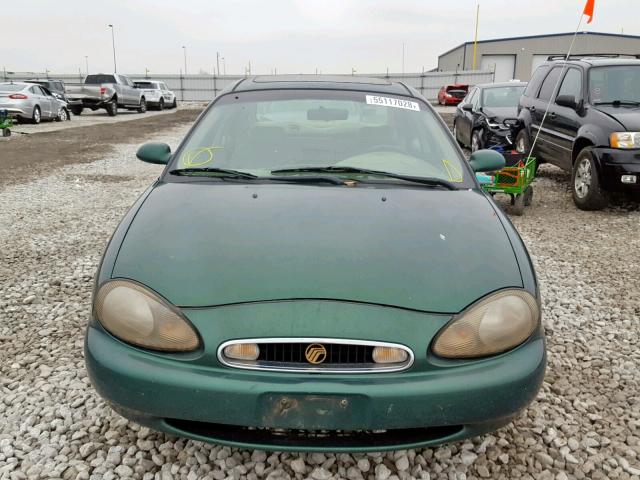 1MEFM53S4XA662255 - 1999 MERCURY SABLE LS GREEN photo 9