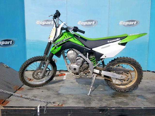 JKBLXPA11GDA11433 - 2016 KAWASAKI KLX140 A GREEN photo 9