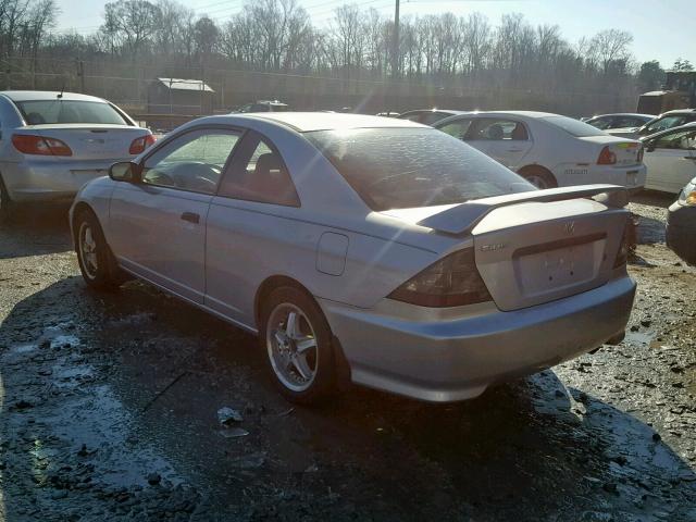 1HGEM22134L070271 - 2004 HONDA CIVIC DX V SILVER photo 3