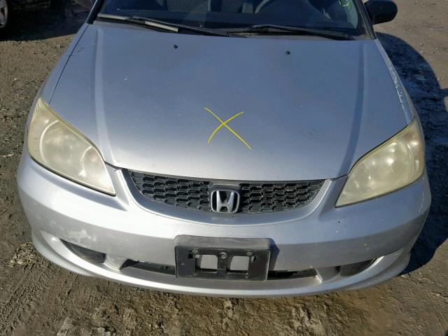 1HGEM22134L070271 - 2004 HONDA CIVIC DX V SILVER photo 7