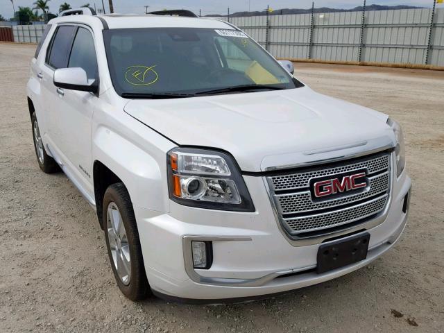 2GKALREK9G6265077 - 2016 GMC TERRAIN DE WHITE photo 1