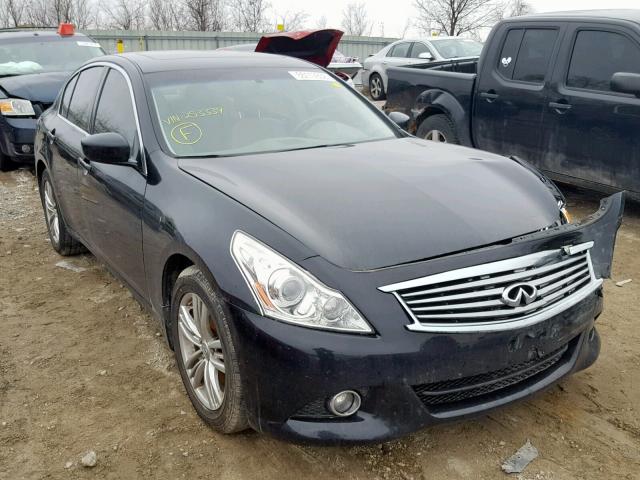 JN1CV6AR3AM253339 - 2010 INFINITI G37 BLACK photo 1