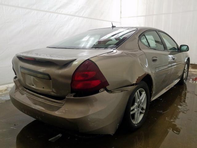2G2WR554961114587 - 2006 PONTIAC GRAND PRIX TAN photo 4