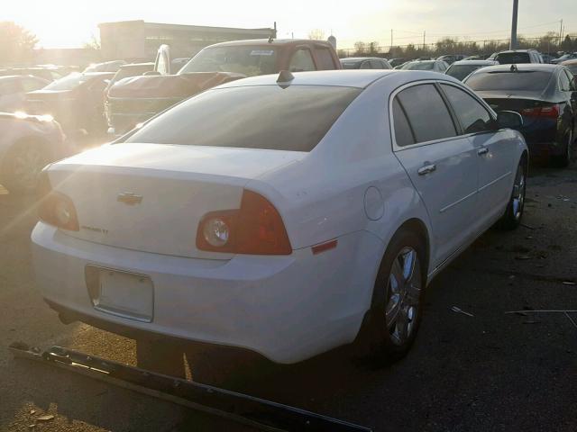 1G1ZC5E02CF251228 - 2012 CHEVROLET MALIBU 1LT WHITE photo 4