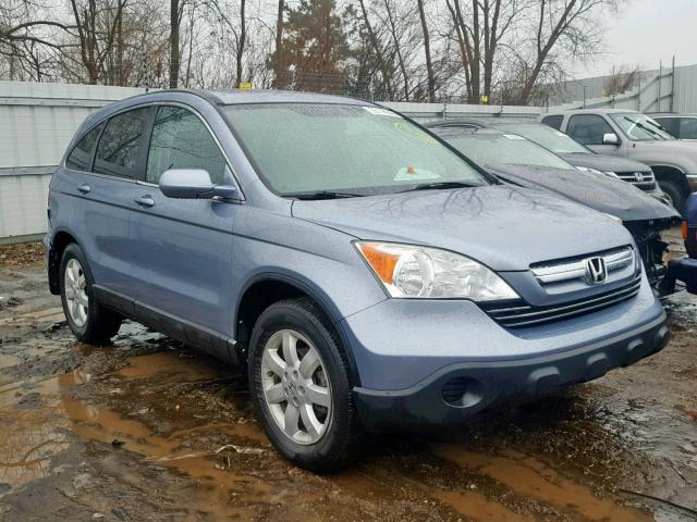 5J6RE487X9L009389 - 2009 HONDA CR-V EXL BLUE photo 1