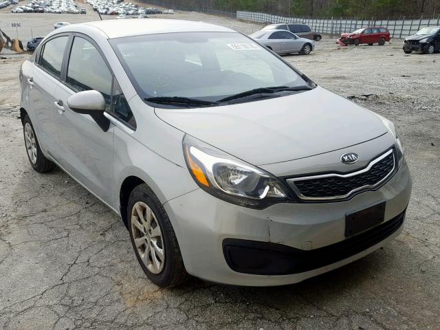 KNADN4A31C6077994 - 2012 KIA RIO EX SILVER photo 1