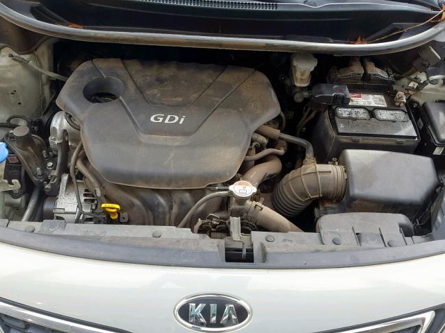 KNADN4A31C6077994 - 2012 KIA RIO EX SILVER photo 7