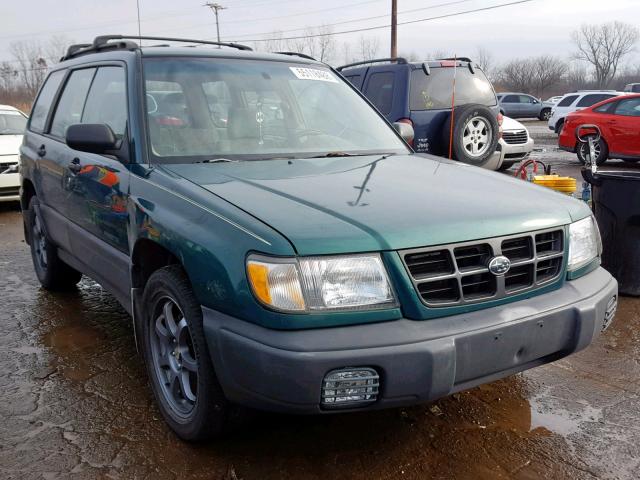 JF1SF6358YH727424 - 2000 SUBARU FORESTER L GREEN photo 1