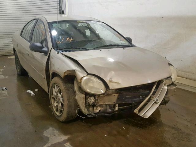 1B3ES56C32D570439 - 2002 DODGE NEON ES TAN photo 1