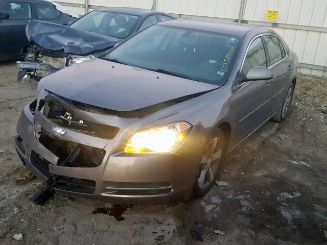 1G1ZC5EU6BF108476 - 2011 CHEVROLET MALIBU 1LT 灰色 照片 2