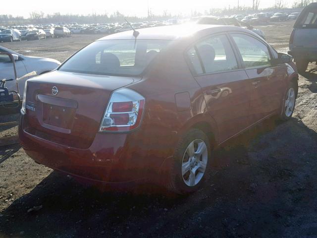 3N1AB61E88L743146 - 2008 NISSAN SENTRA 2.0 RED photo 4