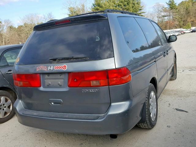 2HKRL18501H571433 - 2001 HONDA ODYSSEY LX GRAY photo 4