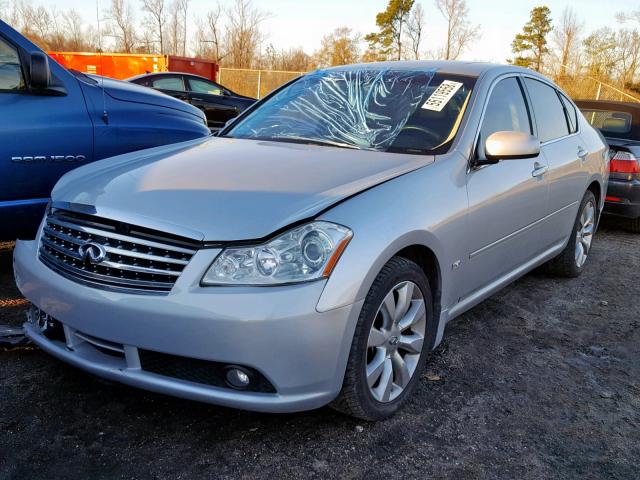 JNKAY01F57M454357 - 2007 INFINITI M35 BASE SILVER photo 2