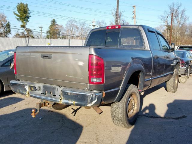 3D7KU28D53G755571 - 2003 DODGE RAM 2500 S GRAY photo 4