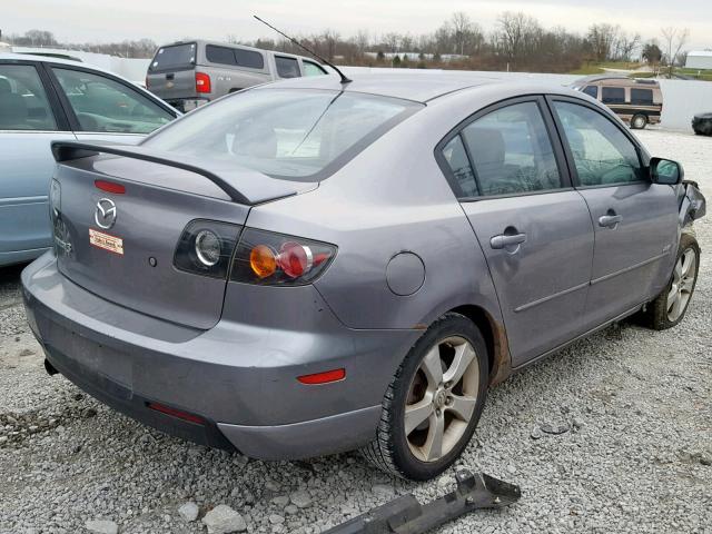 JM1BK323261454670 - 2006 MAZDA 3 S GRAY photo 4