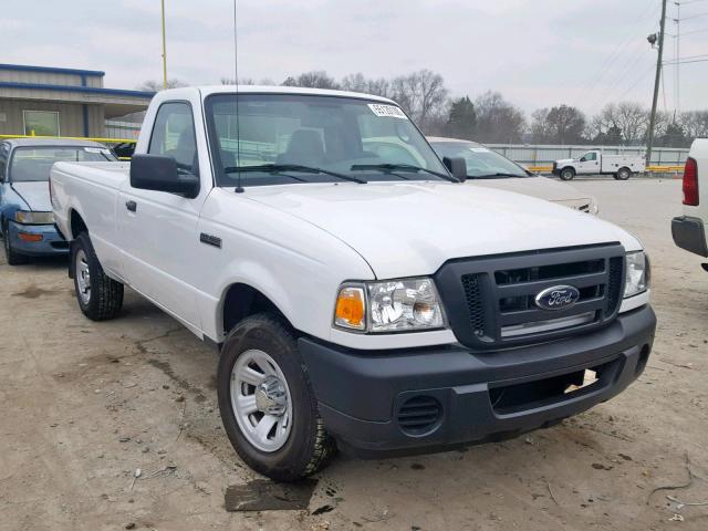 1FTYR10E79PA53163 - 2009 FORD RANGER WHITE photo 1