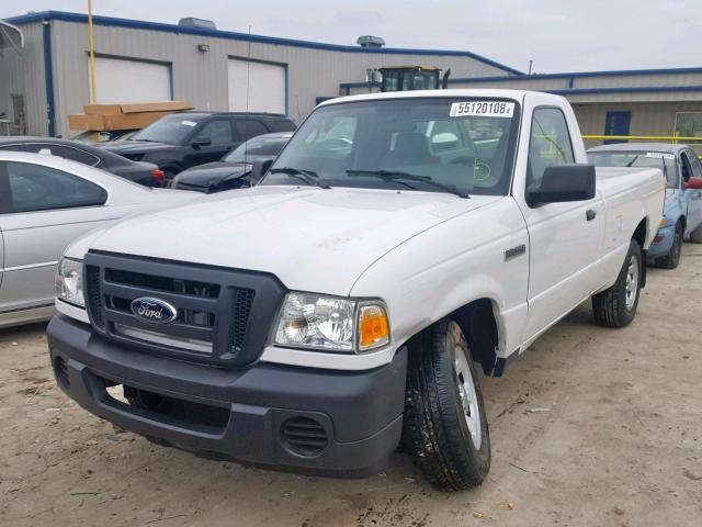 1FTYR10E79PA53163 - 2009 FORD RANGER WHITE photo 2