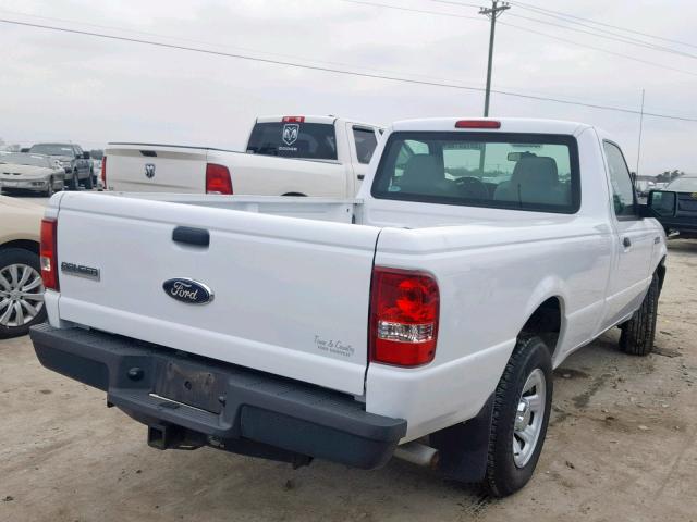 1FTYR10E79PA53163 - 2009 FORD RANGER WHITE photo 4