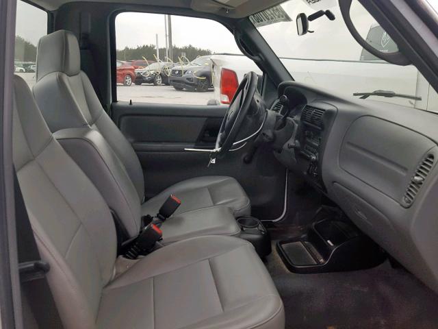 1FTYR10E79PA53163 - 2009 FORD RANGER WHITE photo 5