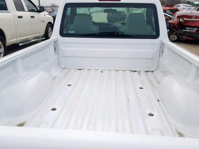 1FTYR10E79PA53163 - 2009 FORD RANGER WHITE photo 6